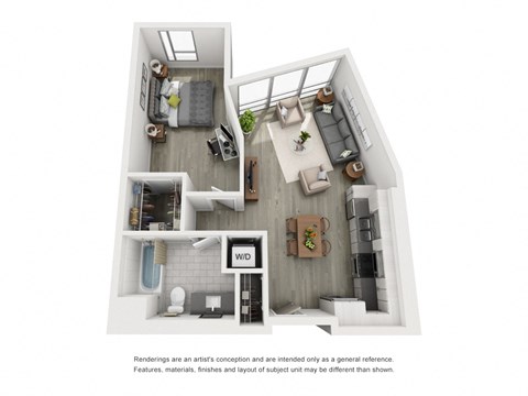 bedroom floor plan an opens up concept in this design